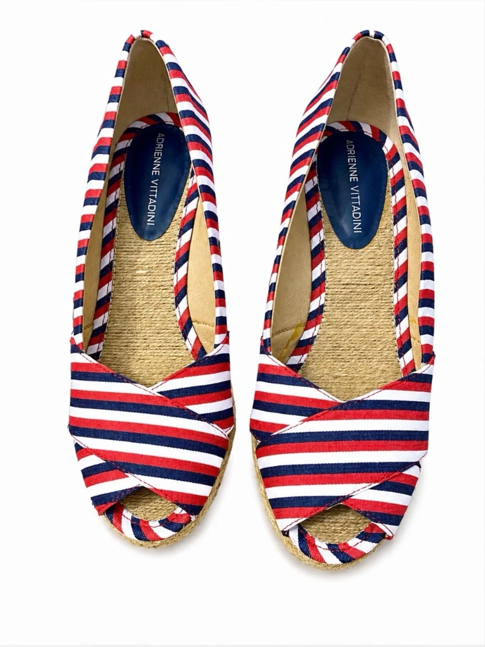 Adrienne Vittadini Bailee Espadrille Wedge Size 9